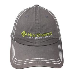 Northwest Strapback Baseball Cap Gray One Size Adjustable Lightweight HYP